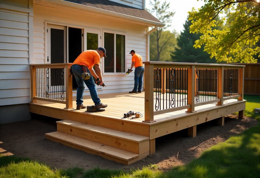 Transform Your Backyard with a Stunning Custom Deck Creation